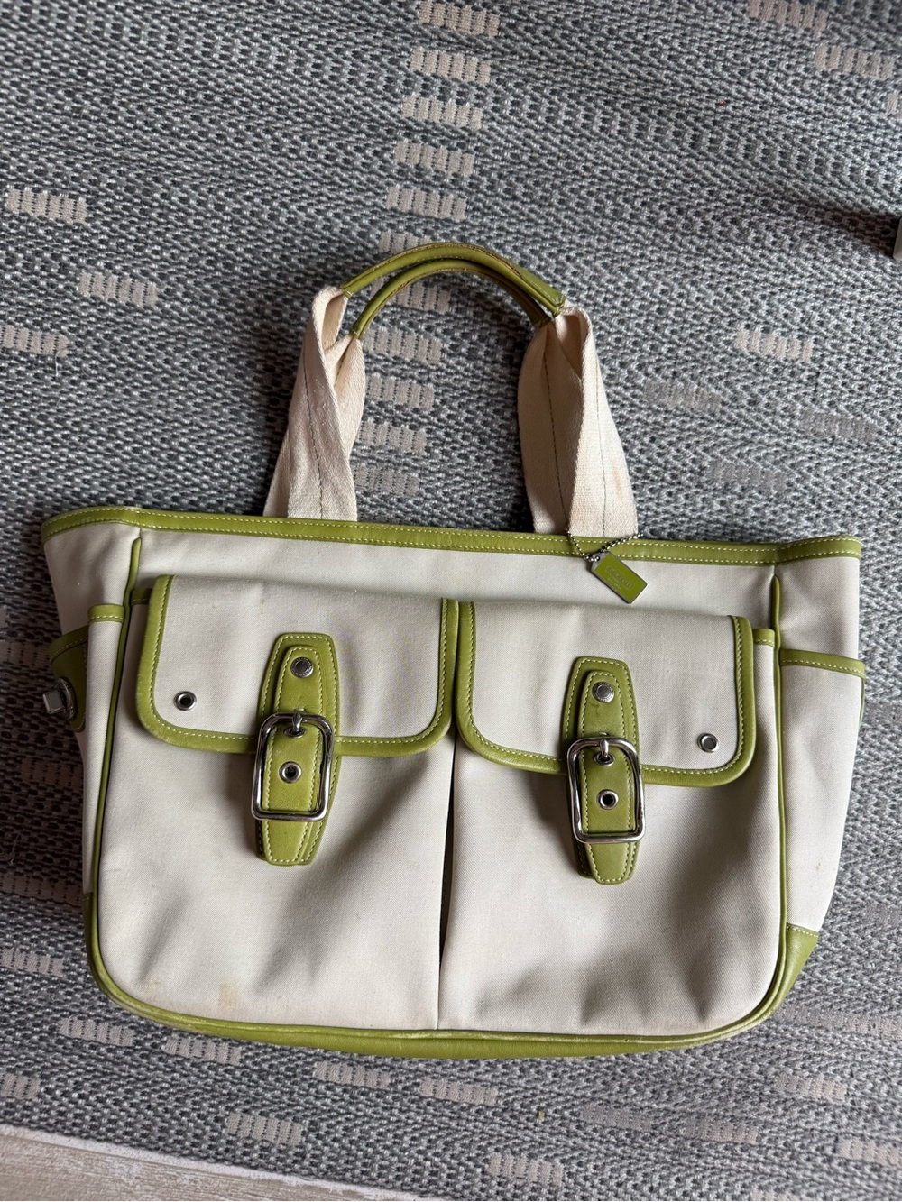 Coach y2k Hamptons garden Tote Bag